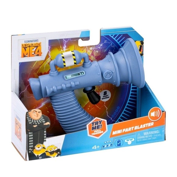 New‎ Minions Despicable Me 4 SFX Mini Fart Blaster For Ages 4 & Up - Picture 4 of 5